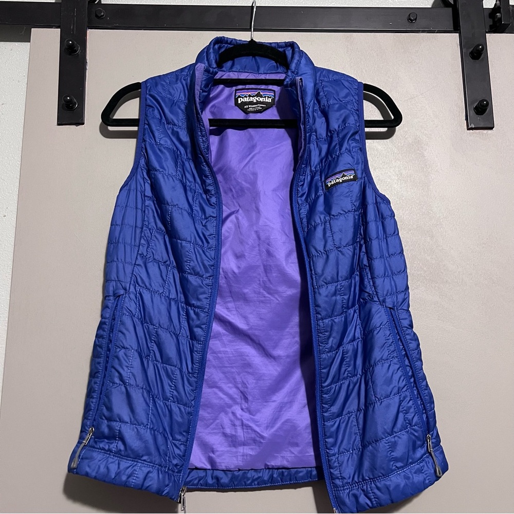 LAST CHANCE CLOSET CLOSING Patagonia Nano Puff Blue Quilted Vest